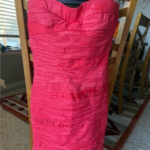 Poetry Pink Strapless Dress